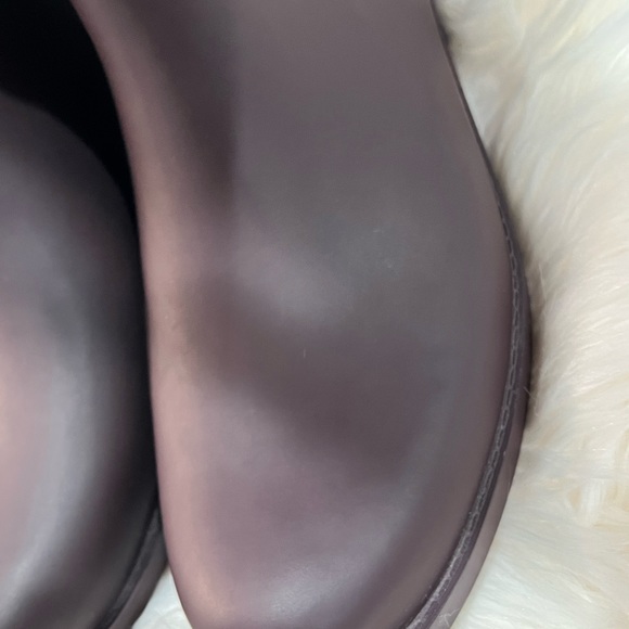 Coach floral corset lace up plum rain boots - Picture 12 of 16